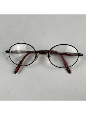 Tura MOD 771 Eyeglasses Frames Made in Japan Brown Round Textured 49-21-135